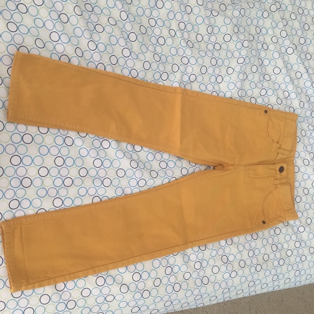 H&M Mustard Chino Pants for boys size 5-6Y
